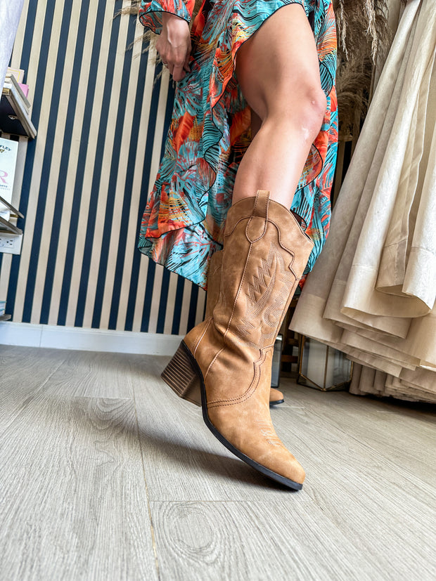 Cowgirl Camel Boots