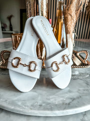Aloha Big Iron White Sandals