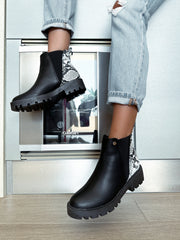 Harlem Boots Snake & Black Matte