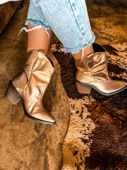 Cowgirl Smart Rose Gold Boots