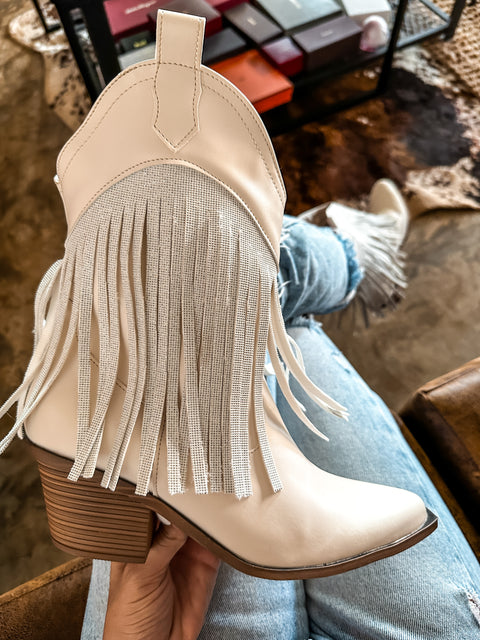 Cowgirl Shiny Latte Boots