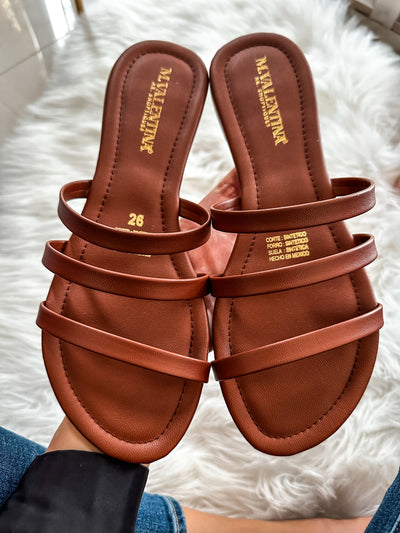 Malibu Thiny Brown Sandals