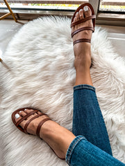 Malibu Thiny Brown Sandals