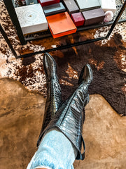 Santa Fe Drilo Black Boots