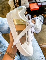 Lomby High Gold Sneakers