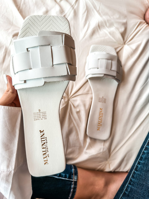 Triplette Sandals White