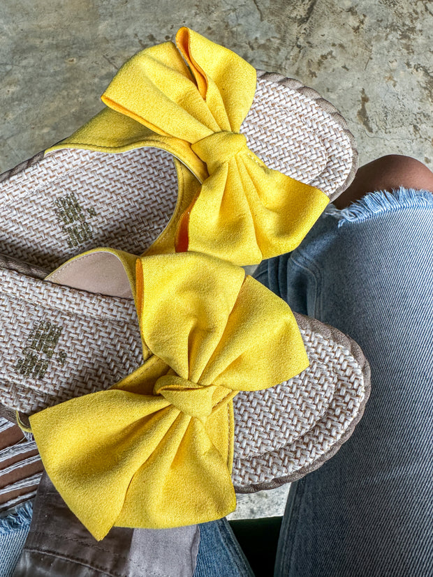 Top Knot Yellow Alpargatas