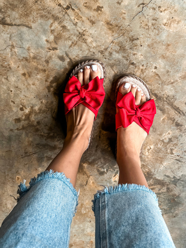 Top Knot Red Alpargatas