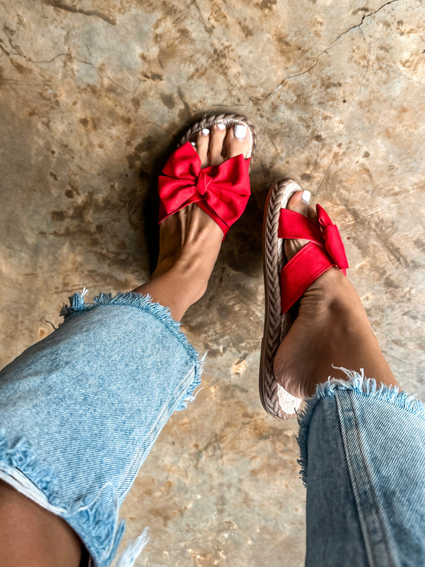 Top Knot Red Alpargatas