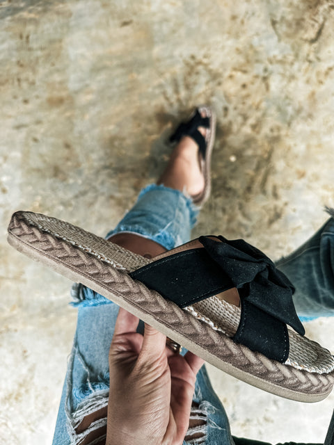 Top Knot Black Alpargatas