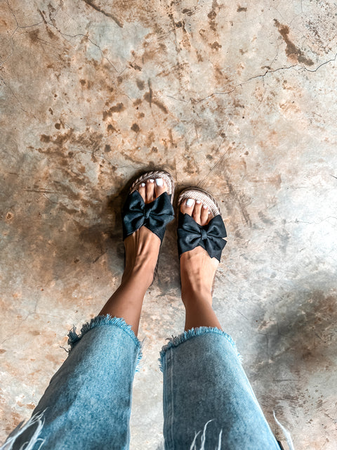 Top Knot Black Alpargatas