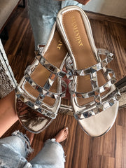 Casa Blanca New Silver Sandals
