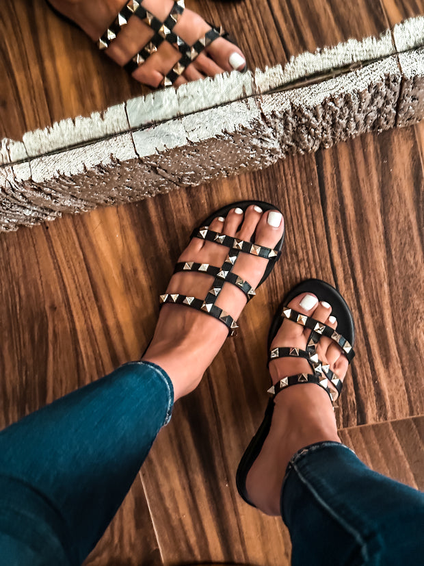 Casa Blanca New Black Sandals