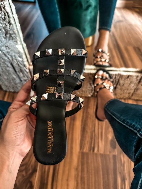 Casa Blanca New Black Sandals