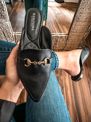 Bali Mules Black & Gold