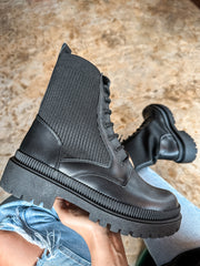 Combat Soft Black Boots