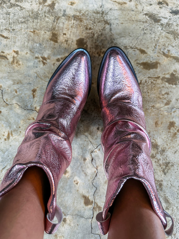 Valle Boots Short Rose Gold