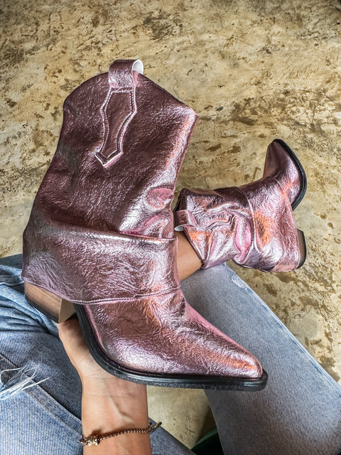 Valle Boots Short Rose Gold