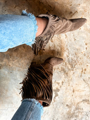 Valle Fringe Tobacco Boots