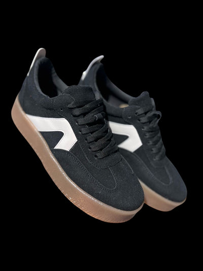 Bianchi Black & White Sneakers