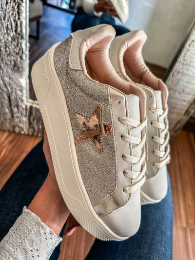 Reno Star Shiny Latte Sneakers
