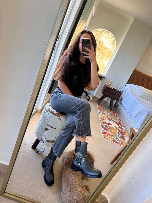 BIKER BOOTY BLACK PVR