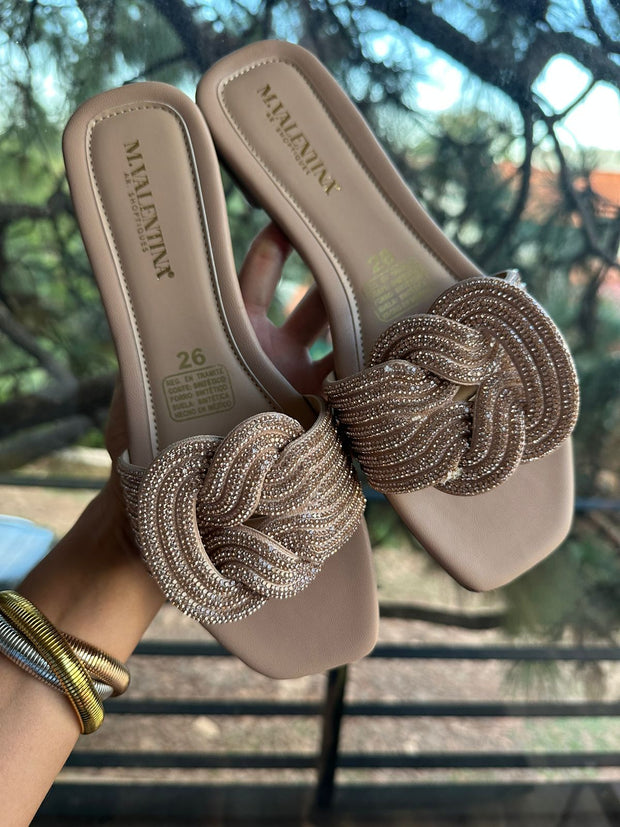 Tessa Nude Sandals
