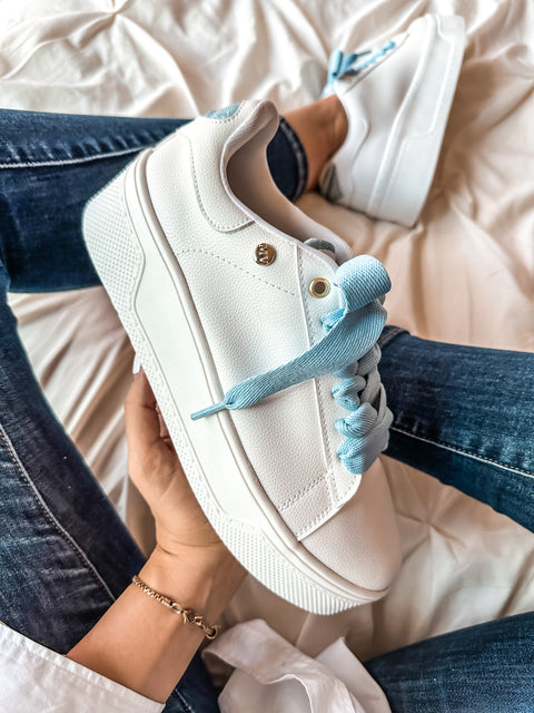 Reno Heart Blue Sneakers