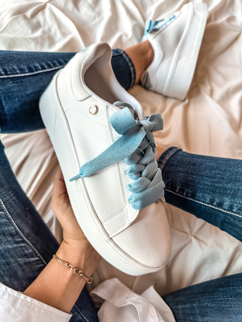 Reno Heart Blue Sneakers