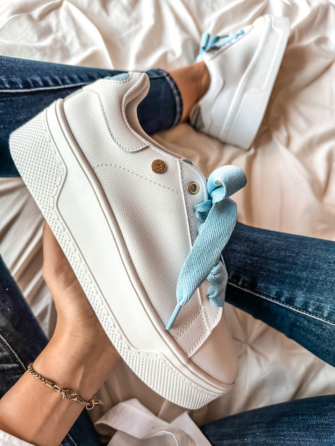 Reno Heart Blue Sneakers