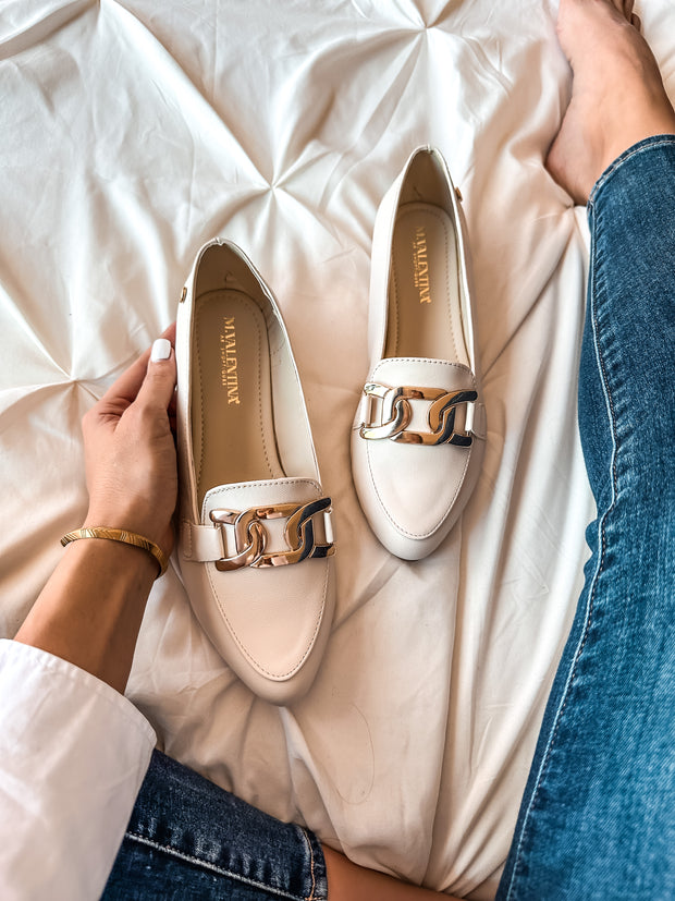 Flats Ina Gold Latte New