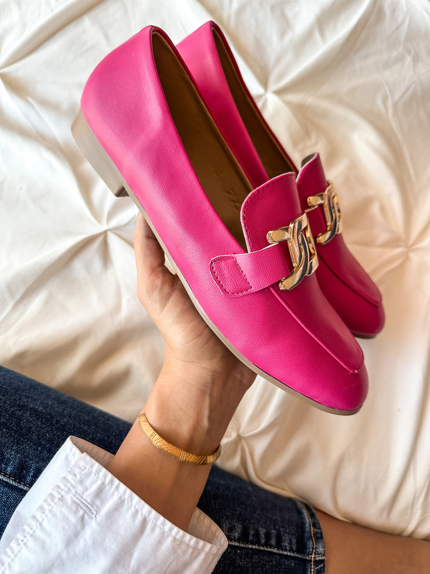 Flats Ina Gold Pink