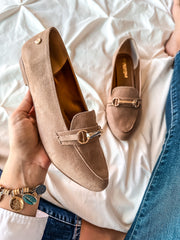 Corso Iron Nude Flats