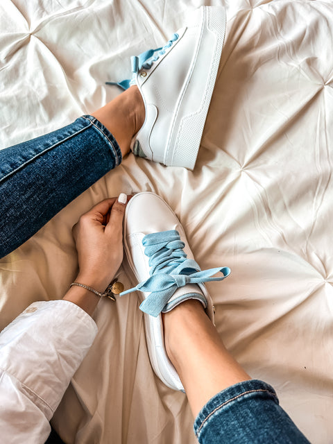 Reno Heart Blue Sneakers