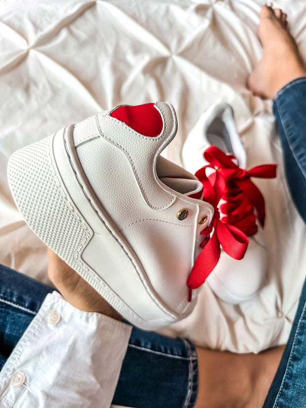 Reno Heart Red Sneakers