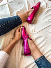 Ina Fiusha Metallic Flats