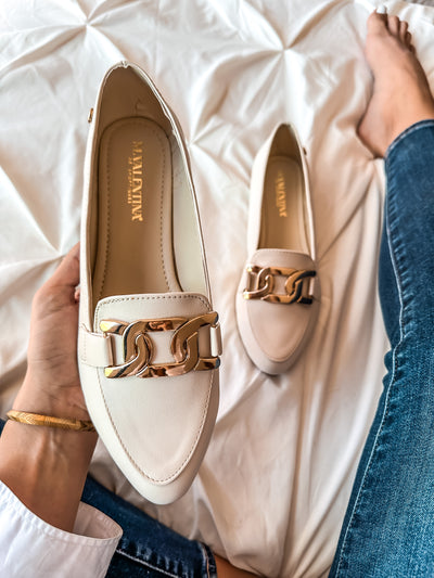 Flats Ina Gold Latte New