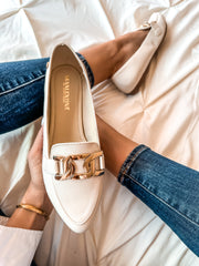 Flats Ina Gold Latte New