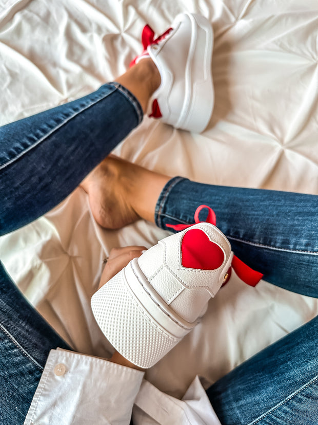 Reno Heart Red Sneakers