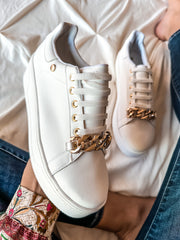 Reno Chain White Sneakers