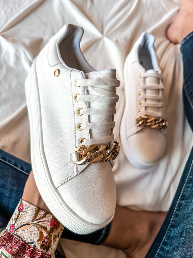 Reno Chain White Sneakers