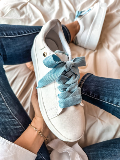 Reno Heart Blue Sneakers