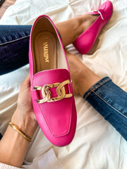 Flats Ina Gold Pink