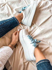 Reno Heart Blue Sneakers