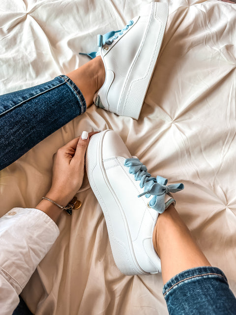 Reno Heart Blue Sneakers