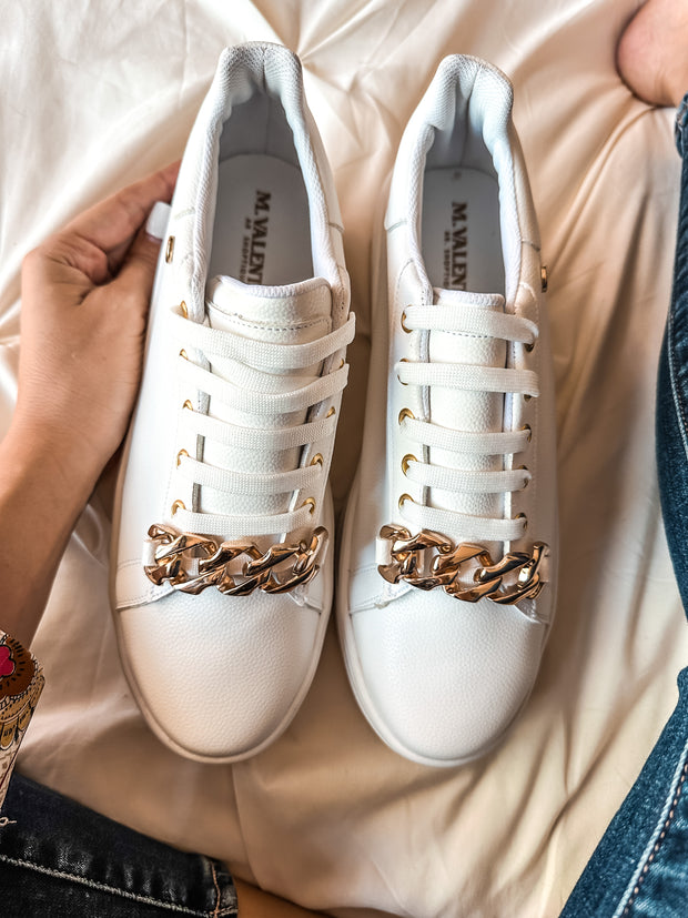 Reno Chain White Sneakers