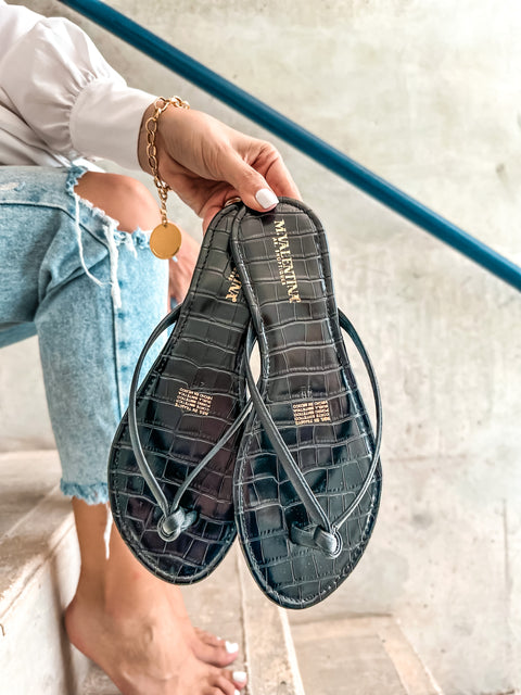 Niza Black Coco Sandals