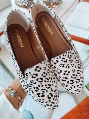 Flats Corso Cheetah Silver