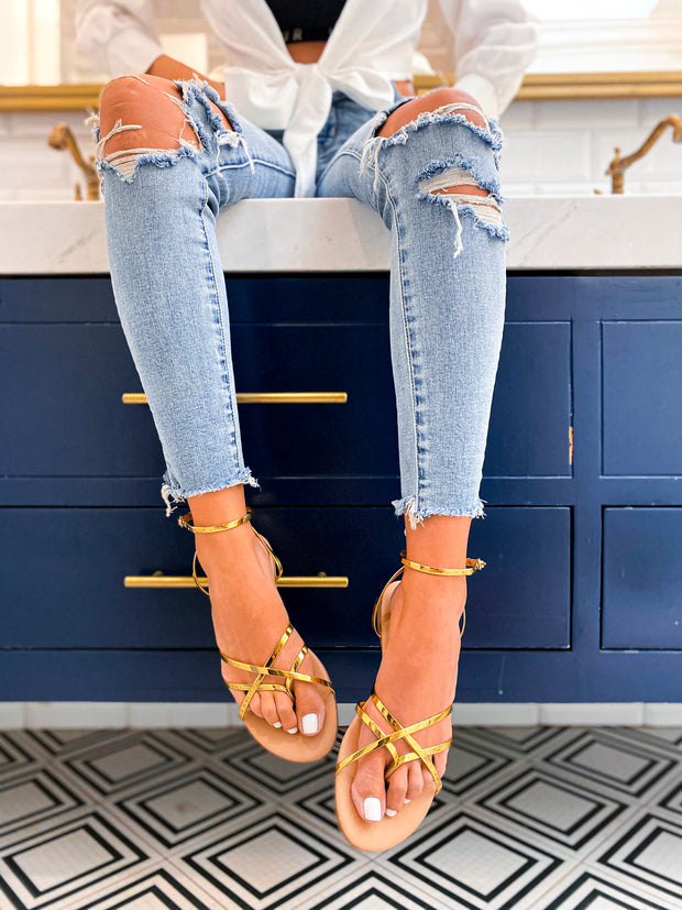 Galena Sandals Gold