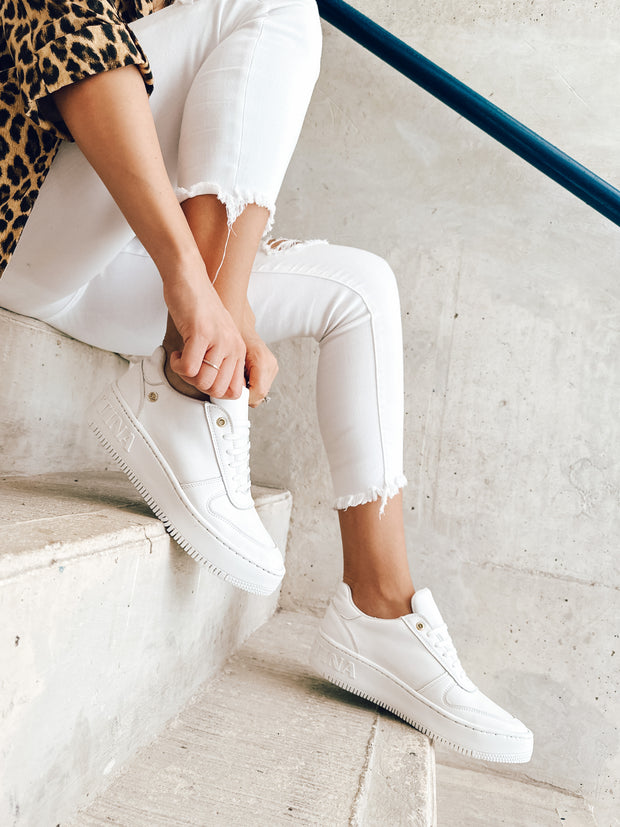 Boston Sneakers All White